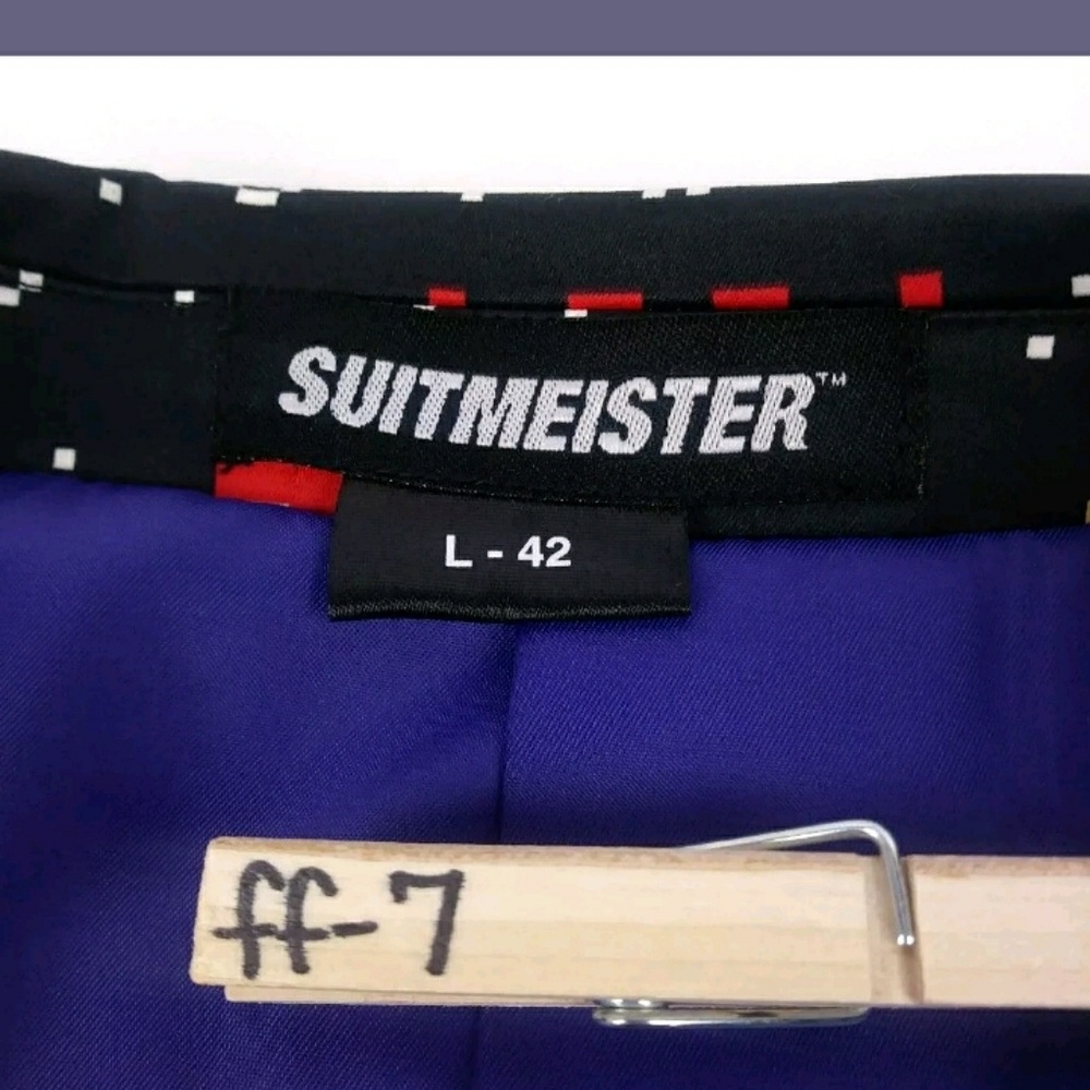 Suitmeister Pac Man Slim Fit Christmas Blazer - Picture 7 of 8